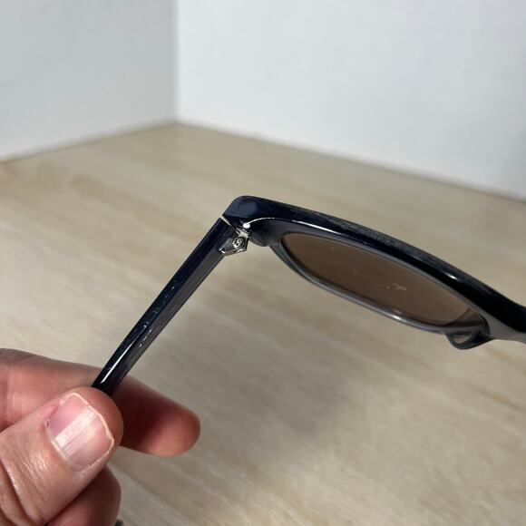 Jil Sander JS643S 065 Sunglasses Blue Gray Frames Only 53-19-140 Italy READ main image 8
